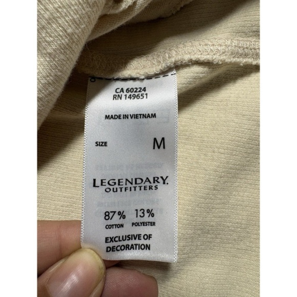 Legendary Outfitters Outdoor Dress Women Medium Beige 1/4 Zip Pockets Utility - Picture 3 of 6